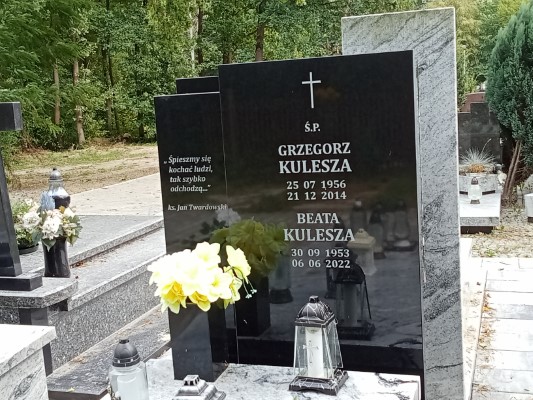 Grzegorz Kulesza 1956 Zalesie Górne - Grobonet - Wyszukiwarka osób pochowanych