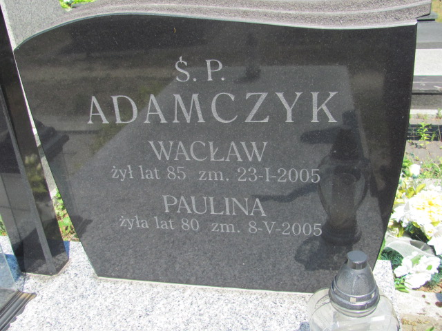 Wacław Adamczyk Zalesie Górne - Grobonet - Wyszukiwarka osób pochowanych