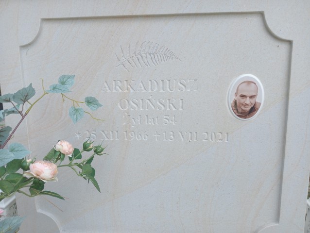 Arkadiusz Osiński 1966 Zalesie Górne - Grobonet - Wyszukiwarka osób pochowanych