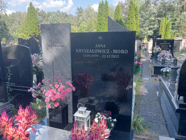 Anna Kryszałowicz Moro 1979 Zalesie Górne - Grobonet - Wyszukiwarka osób pochowanych