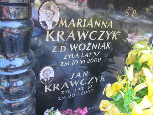 Marianna Krawczyk Zalesie Górne - Grobonet - Wyszukiwarka osób pochowanych