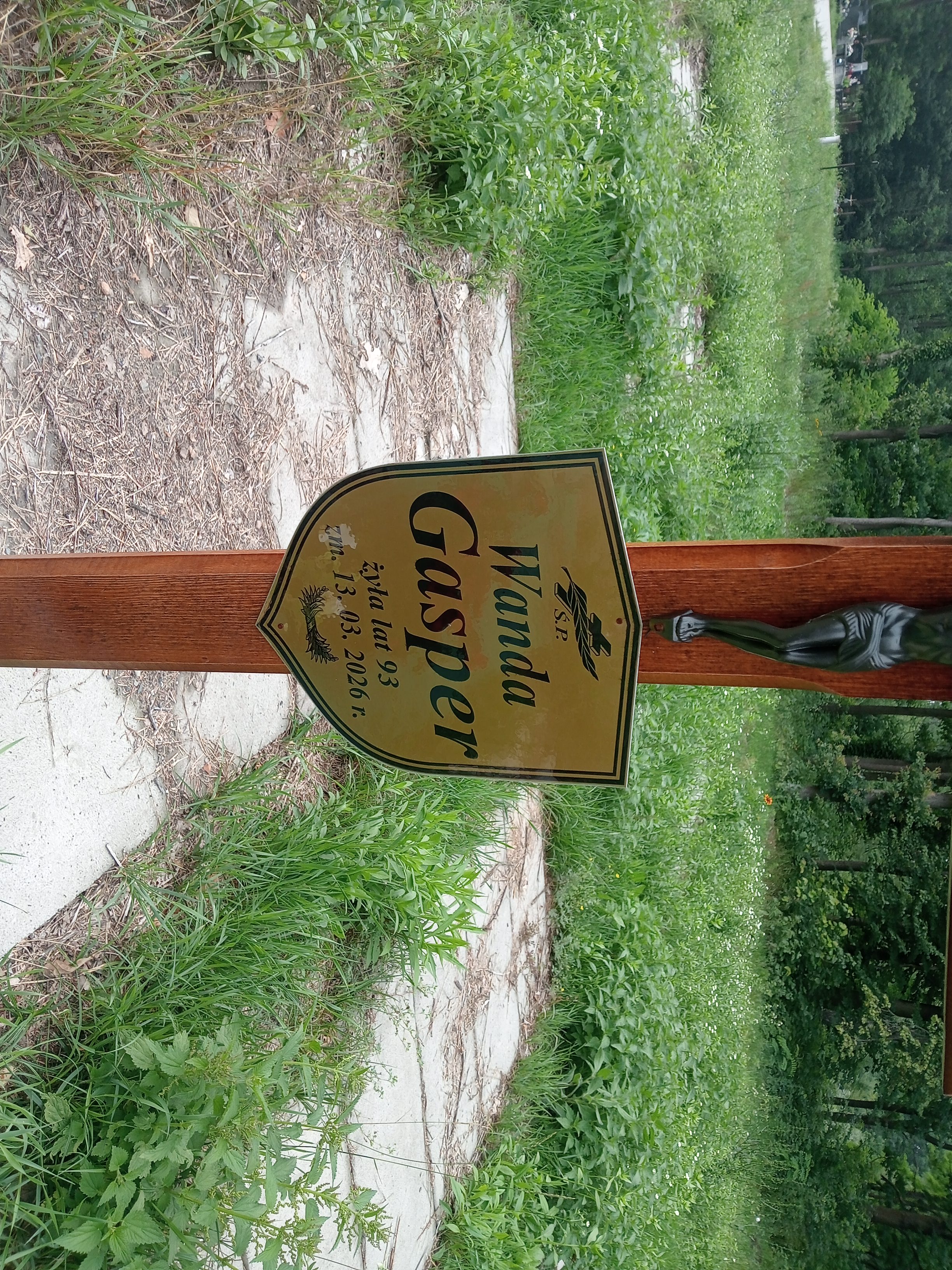 Grób Wanda Gasper